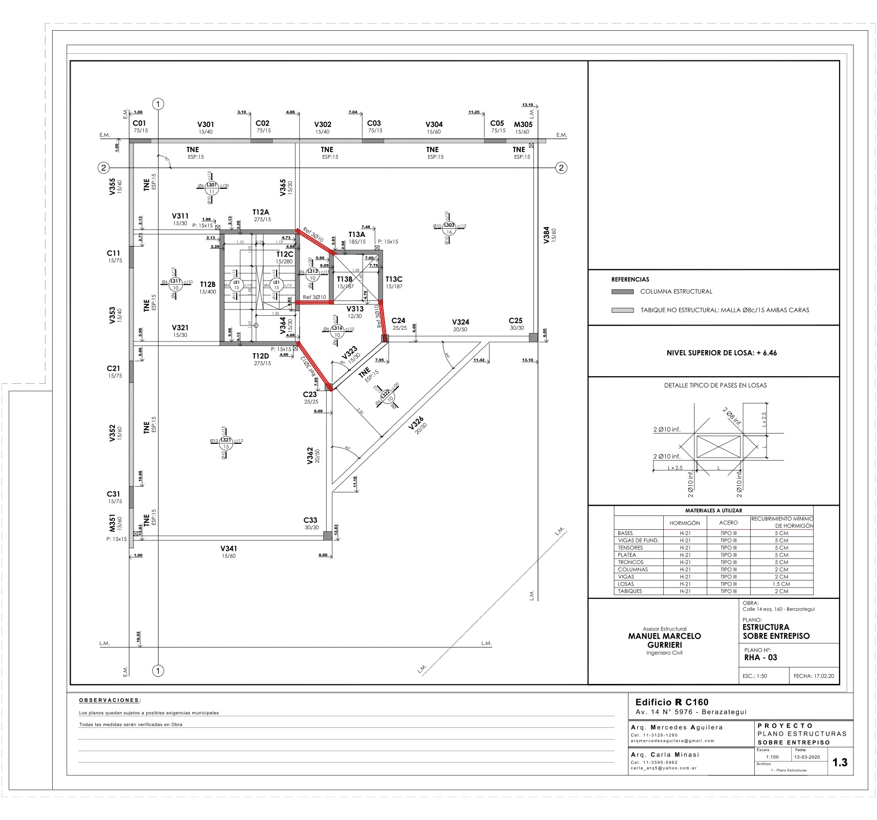 Plano Estructura 1.3